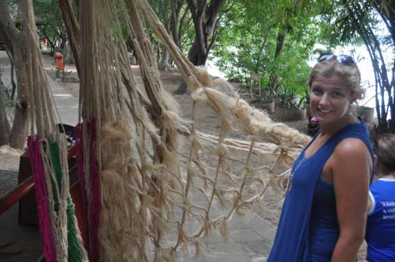 Admirando uma rede, em Teresina - PI